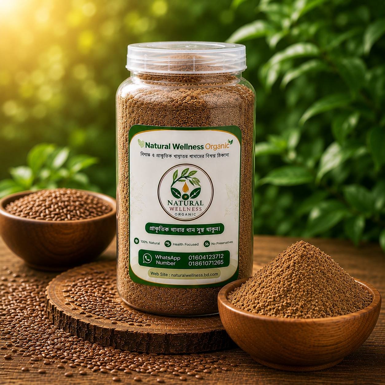 তিসির গুড়া (Flaxseed powder)